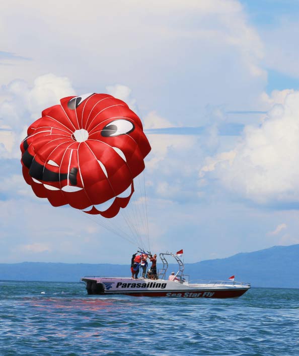 parasailing